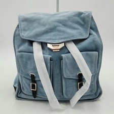 $750 Rag & Bone Light Blue Suede Field Backpack