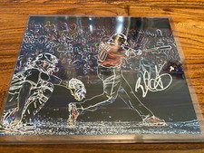 Bud Norris Houston Astros Signed Custom 8x10 Photo w/ Top Loader AUTO