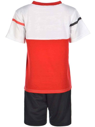 Shorts Fabric Boys Summer Set T Shirt Top Capri 2 pcs. Boy - Picture 5 of 13