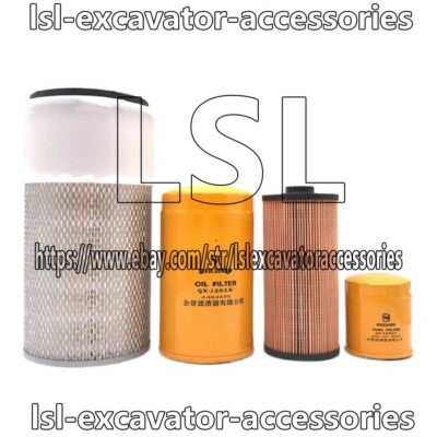 For sunward Excavator SWE150LC 150E Isuzu Oil Filter Diesel Grid Air Excavator