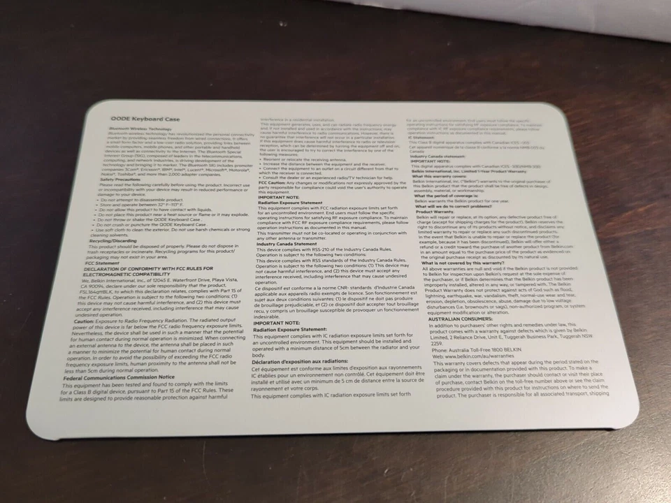 Belkin QODE Keyboard Case for Kindle Fire HD and HDX 7" Black - Image 4 of 4