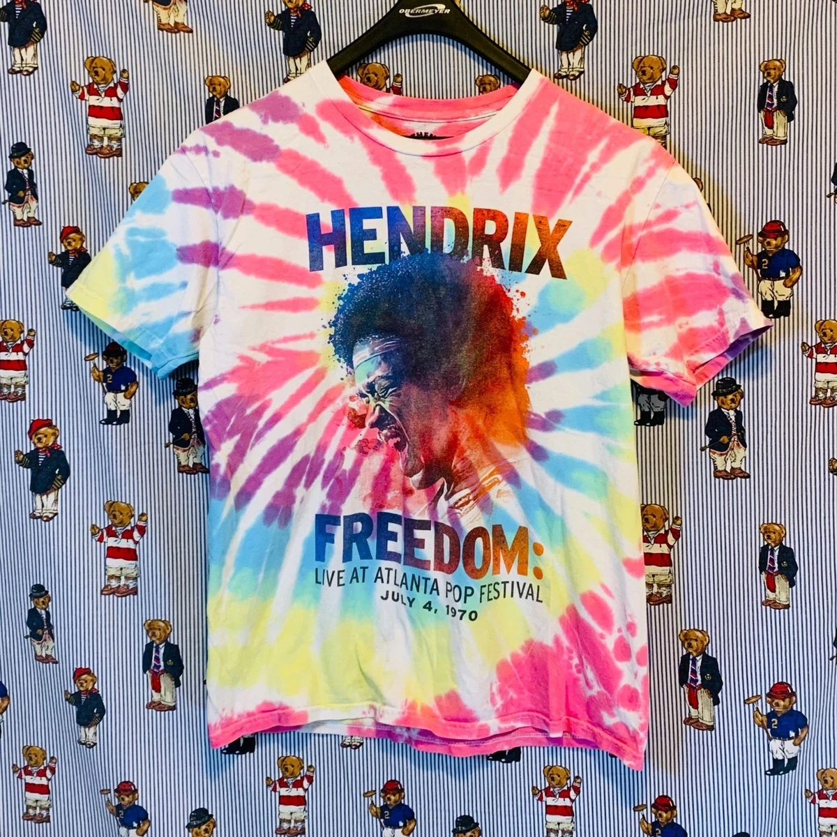 jimi hendrix tie dye t shirt