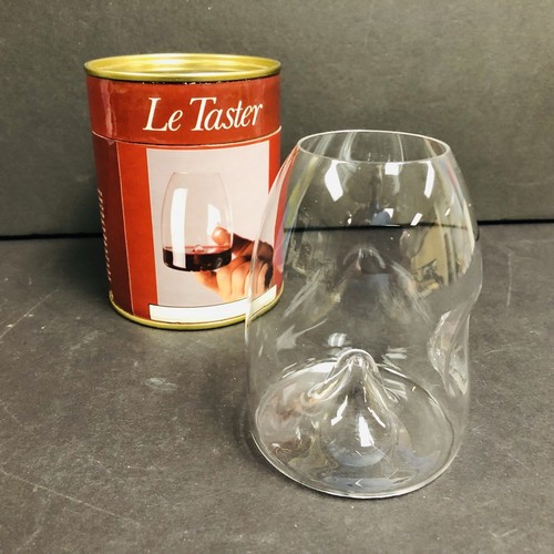 Copa de cata de vinos Le Taster soplada Les Impitoyables Vin Crystal Commeco Francia - Imagen 10 de 10