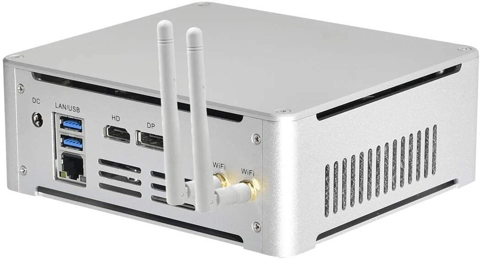 Intel i7-7820HK Mini PC Windows 10 Pro 16GB DDR4 RAM 512GB NVMe SSD 4K HDMI DP - Image 2 of 4