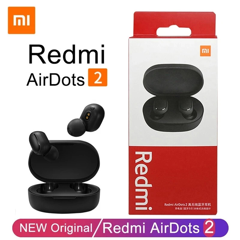 ORIGINAL XIAOMI REDMI AIRDOTS BLUETOOTH EARPHONES WIRELESS HEADPHONES