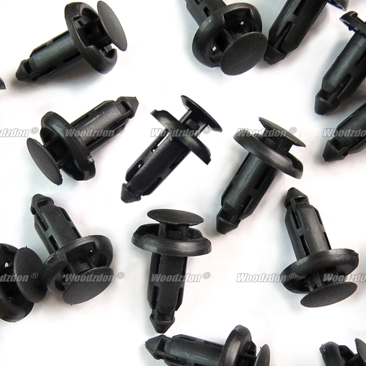 50/100pcs 8mm ABS Plastic Fender Clip Body Rivet Hole Clips Bolts - Foto 8