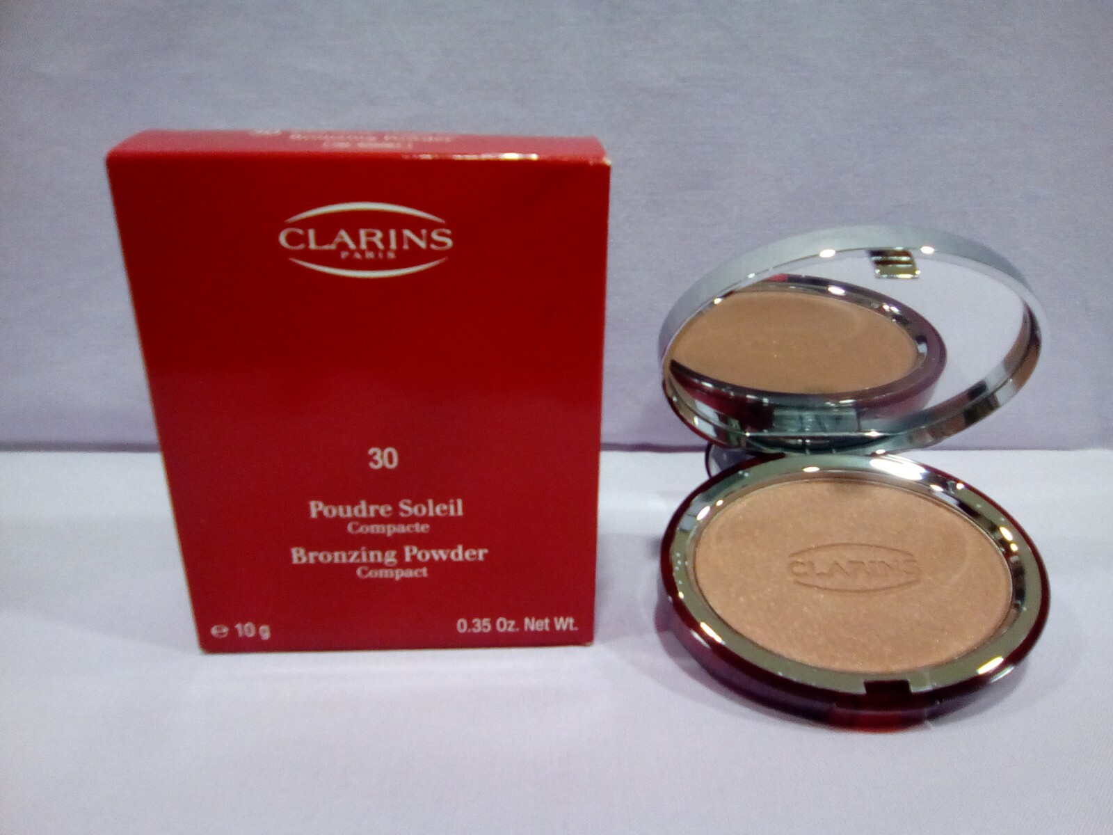 CLARINS POUDRE SOLEIL COMPACTE BRONZING POWDER COMPACT CUIVRE 30 GR