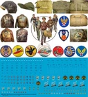 Peddinghaus 1/32 USAAF Bomber Crew WWII Jacket Insignia, Patches, etc. #1 3896