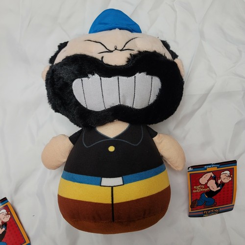 KELLY TOY Young Popeye The Sailor Man Brutus Plush Measure 12” NWT Pair - Picture 3 of 12