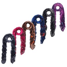 Premium Elegant Peacock Feather Scarf Wrap - Different Colors Available