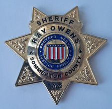 ORIGINAL Sheriffstern RAY OWENS - SOMMERTON COUNTY
