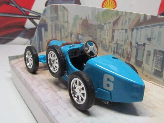 MATCHBOX MODELS OF YESTERYEAR - 1930'S BUGATTI #6 - BLUE - MODEL CAR Y-11 - image 3 of 4