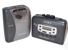 Sony Walkman LOT AM/FM Cassette Tape Player WM-FX421 + WM-FX323 (Radio Works)