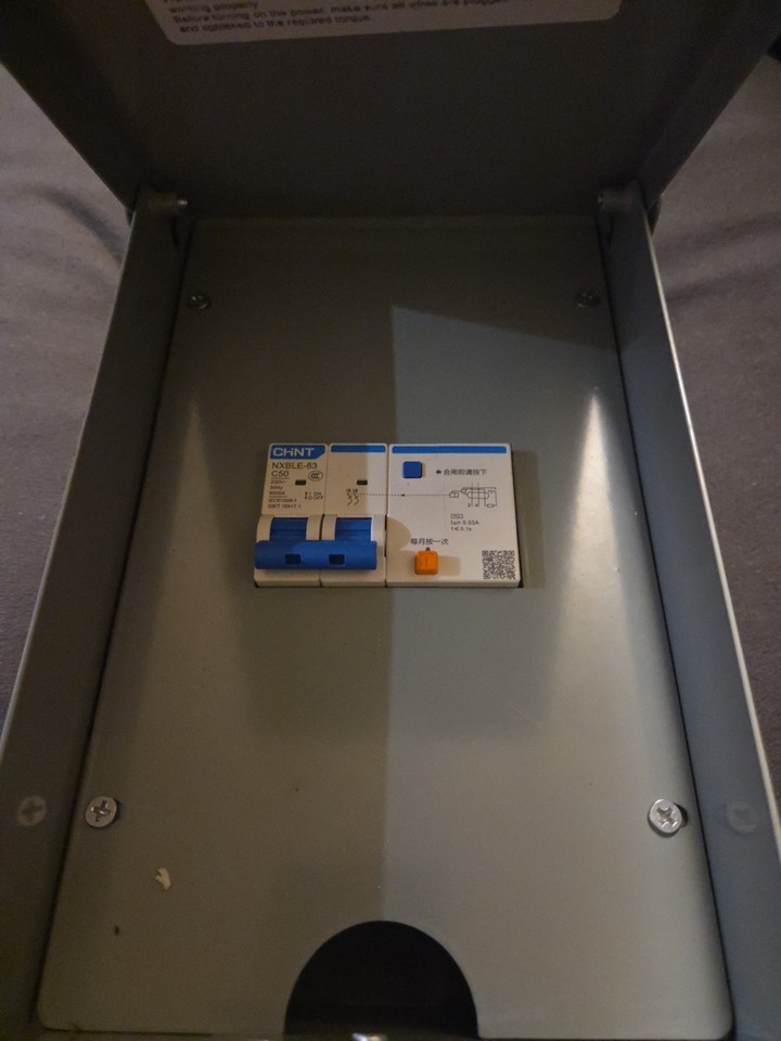 Outdoor Breaker Box Spa Panel 50 Amp GFCI Breaker for Hot Tub POOLS ...
