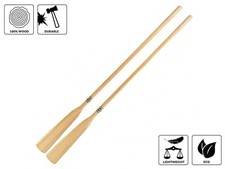 John Paddel Ruder Riemen Oars Holzruder (Set -2 Stück) - 165/180cm 40mm