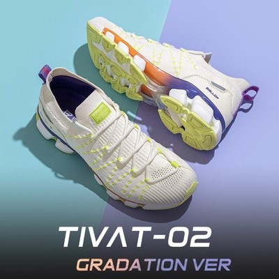 BALLOP Tivat 2.0 Running K-Shoes Gradation-White Flexible Elastic Knit Structure