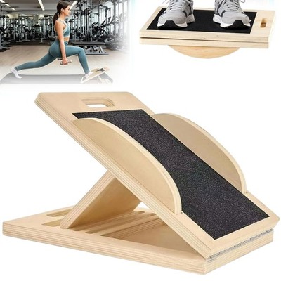 Wadendehner Schrägbrett Holz Slant Board mit 4 Winkeln Mobility Balance Board DE