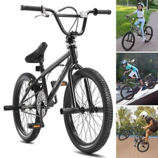 20" BMX Bike Freestyle Bike Men Kids BMX Bicycle Hi-Ten Steel Frame