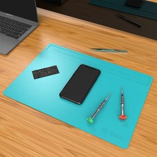 Large Magnetic Heat Resistant Silicone Soldering Mat Repair Desk Pad 15.7 x 11in