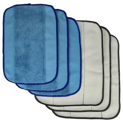 6x Ersatz Wischbezug für iRobot Braava 380 390 380T 390T 321 320