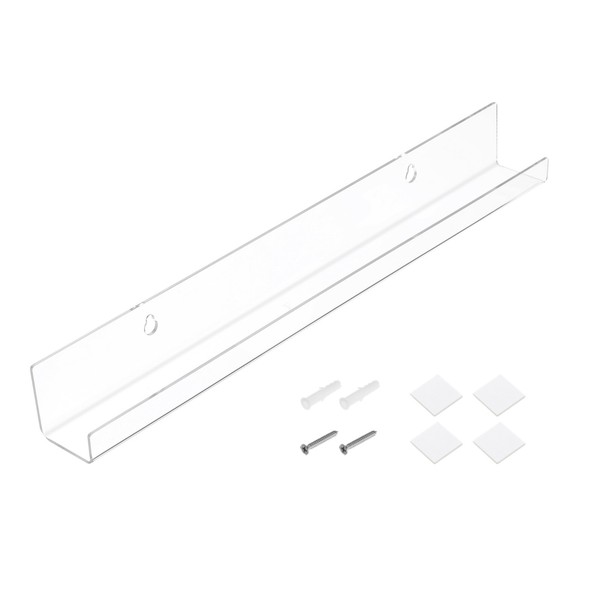 Acryl Schallplatten Wandhalterung,15 Zoll Transparentes Vinyl Schallplattenregal-image