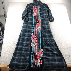 navy embroidered lace sol dress Navy Short Sleeve Lace Soutache Embroidery Gown main image 1