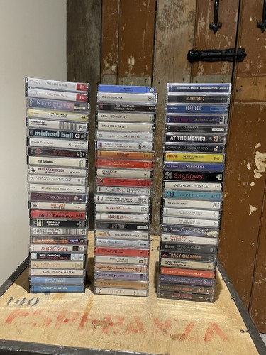 Various Bundle Mixed Lot Cassette Tapes Music Various Artists Movies TV Love