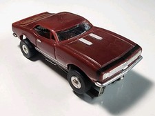 MoDEL MoToRING Maroon 67 Chevy Camaro SS HO Slot Car Thunderjet