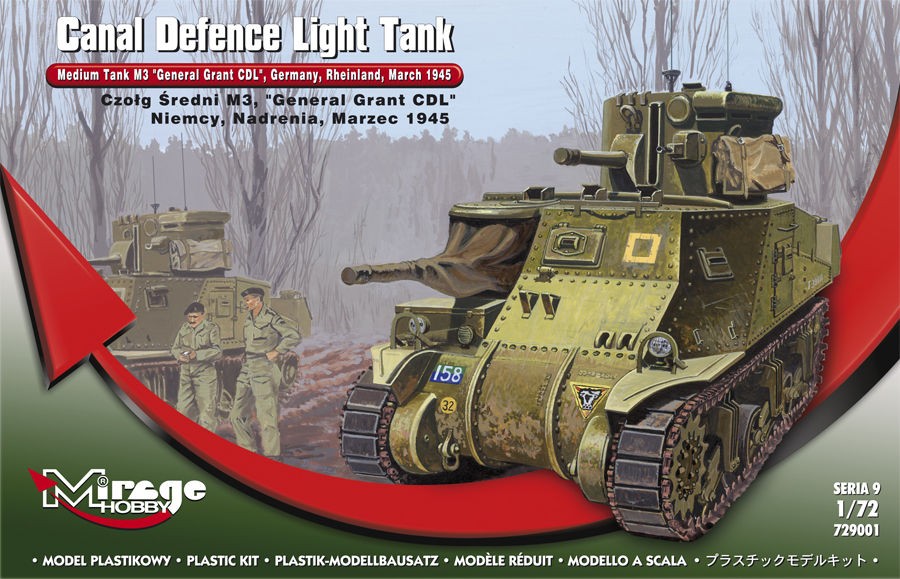 Mirage Hobby 729001 - 1:72 Medium Tank M3 'General Grant'
