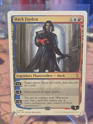 Dack Fayden 1x  MtG Mystery Booster 2 White Border MB2 SP/NM