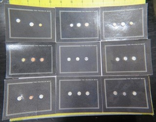 FRANKLIN MINT COINS OF THE UNITED STATES MINIATURE COLLECTION W/SILVER LOT A