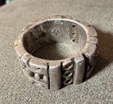 WILLIAM SPRATLING Sterling Silver Ring Band Sz 8 Hand Made Jewelry- NR