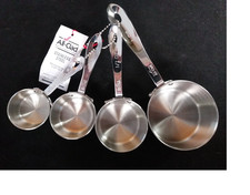 All-Clad 4-Piece Stainless Steel Measuring Cup Set NEW WITH TAG Fast Shipping 
