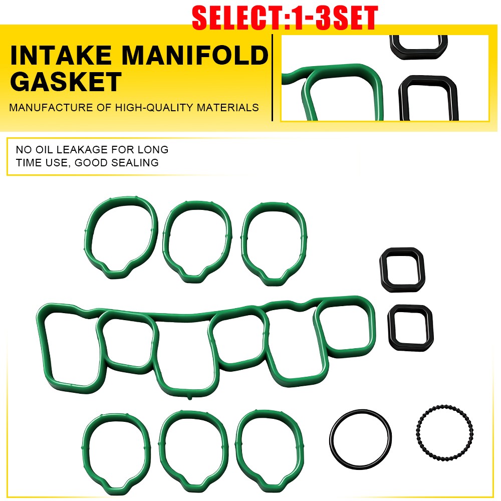 For 2011-2015 Ford Lincoln 3.5L V6 Intake Manifold Gasket OEM AT4Z9H486A 1-3X