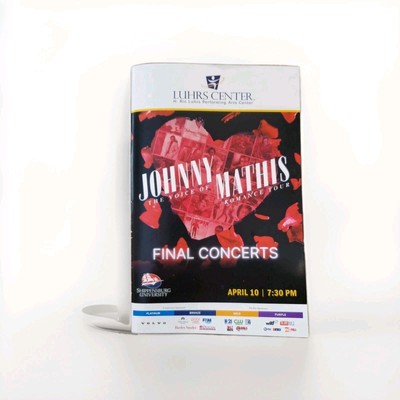 JOHNNY MATHIS Singer Standards Xmas ''Final Concerts'' Program Luhrs Ctr (PA) 2025