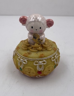 Anime Japanese Lamb Ram Trinket Vanity Pill Jewelry Box PLA Plastic