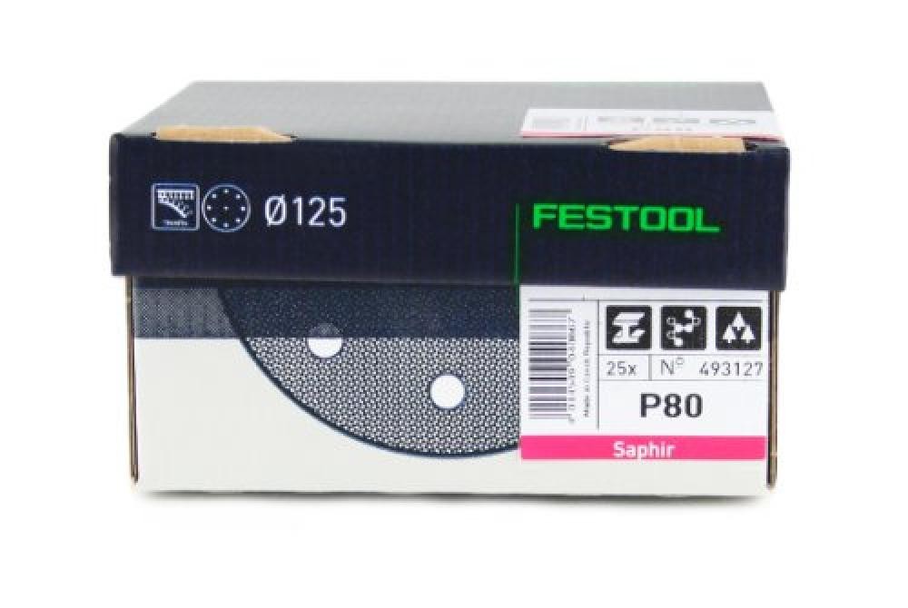 Offerta Festool 493126 Saphir P50 - 25 Abrasivi 125mm per Rotex