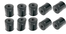 Drag Specialties Black 10 Pack Oil Filter With Nut for 83-17 Harley Touring XL