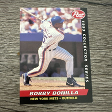 1993 Post Bobby Bonilla New York Mets #24 Base Set Baseball Trading Card