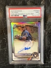 LUIS PENA 2025 Bowman Chrome Refractor Auto 14/499 PSA 9 1st CPA-LP