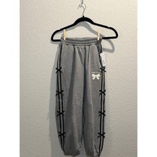 The Children's Place Girls Hello Kitty Bow Sweatpants Gray M 7/8