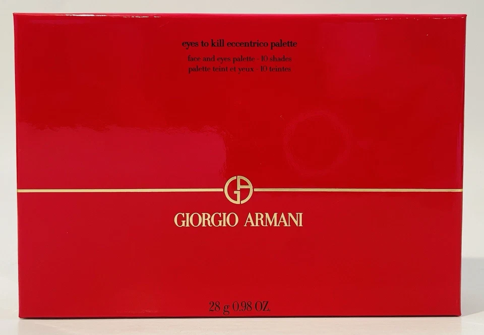 Paleta de sombras de ojos GIORGIO ARMANI Eyes to Kill excéntrico para rostro y ojos, 10 tonos Foto 3 de 4