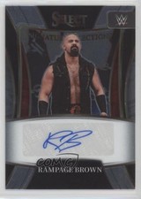 2022 Panini Select WWE Signature Selections Rampage Brown #SN-RPB Auto 0a2