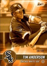 2017 Topps Bunt Tim Anderson #186 Orange SP /50