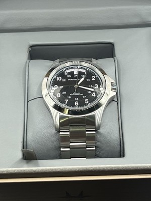 Hamilton Khaki Field King Auto Black Dial Stainless Men's Watch H64455133