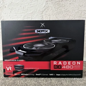 NEW IN BOX! XFX AMD Radeon RX 480 8GB GDDR5 Carte graphique - RX-480P8DFA6 Jeu