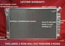 1968-1972 GM A-Body With LS Motor Swap Aluminum Radiator Lifetime Warranty