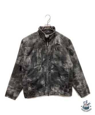 EVISU KURO Hand-painted all-over regular fit jacket Size: M 2EAGNM5JK5002XXCT