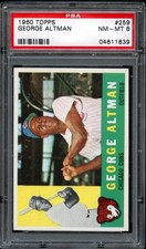 BB - 1960 Topps - #259 - George Altman - PSA 8 - NM-MT