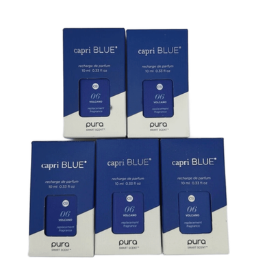 #ad Pura Capri Blue Volcano Smart Diffuser Replacement Fragrance Refill 5 Pieces O $46.99